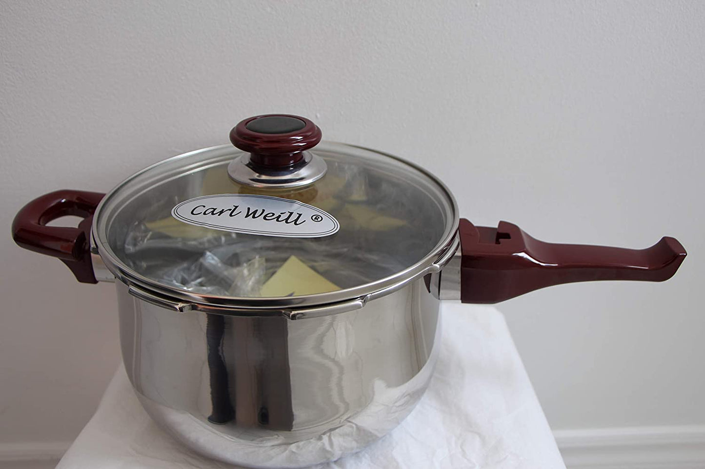 Carl Weill 6L + 4L Stainless Steel Pressure Cooker Pot Set