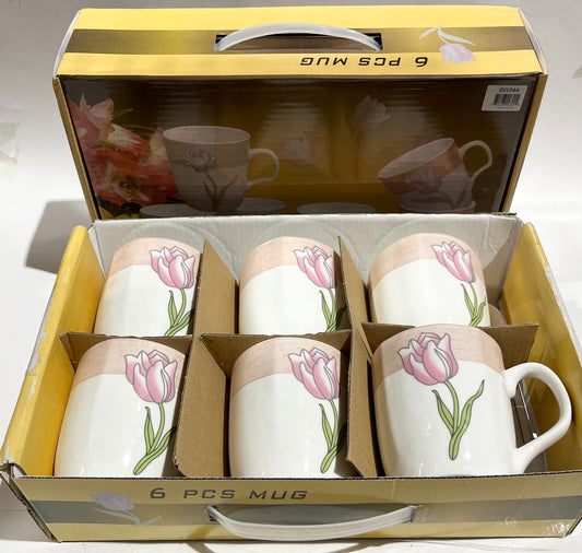 6 PC MUG SET