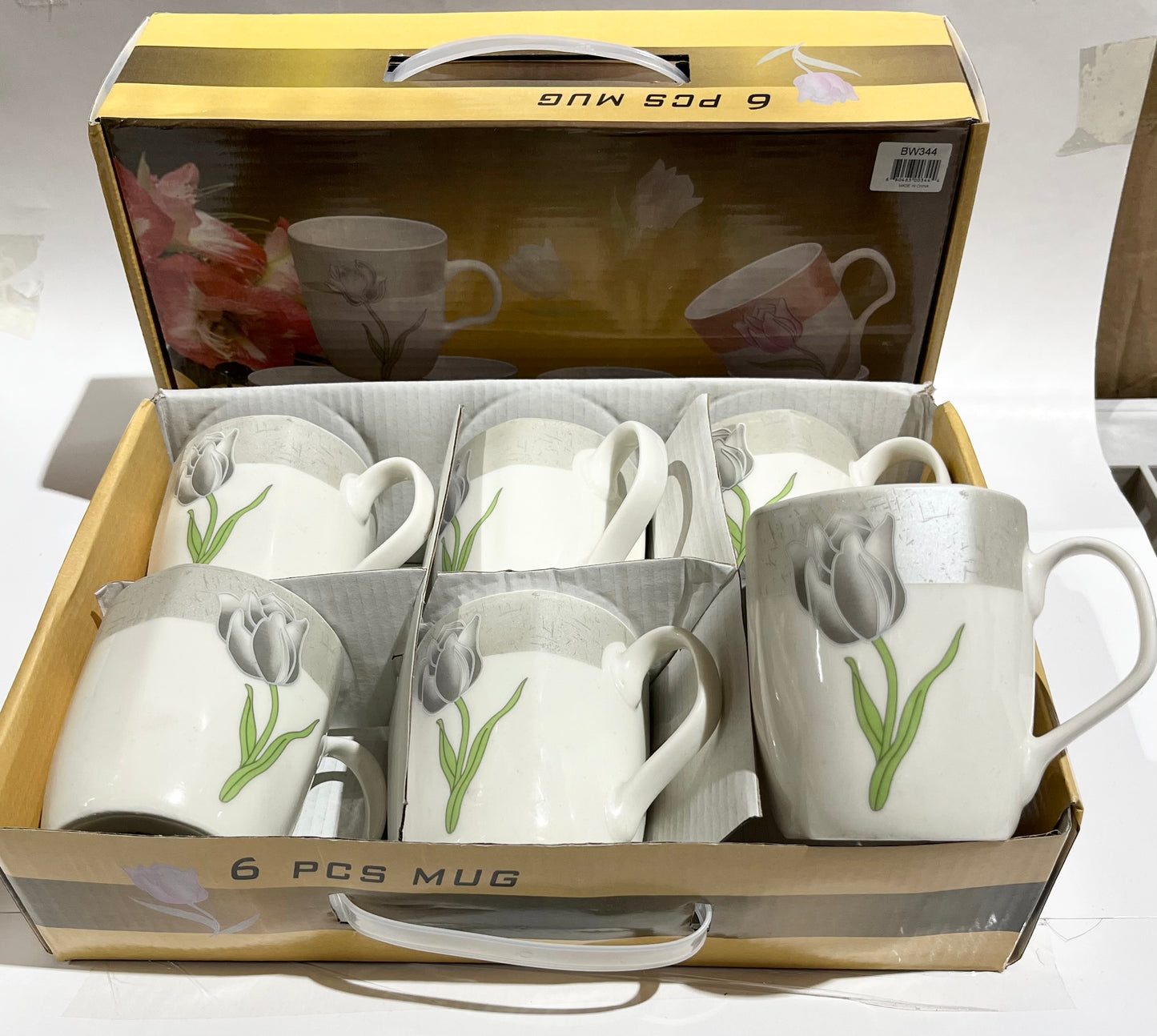 6 PC MUG SET