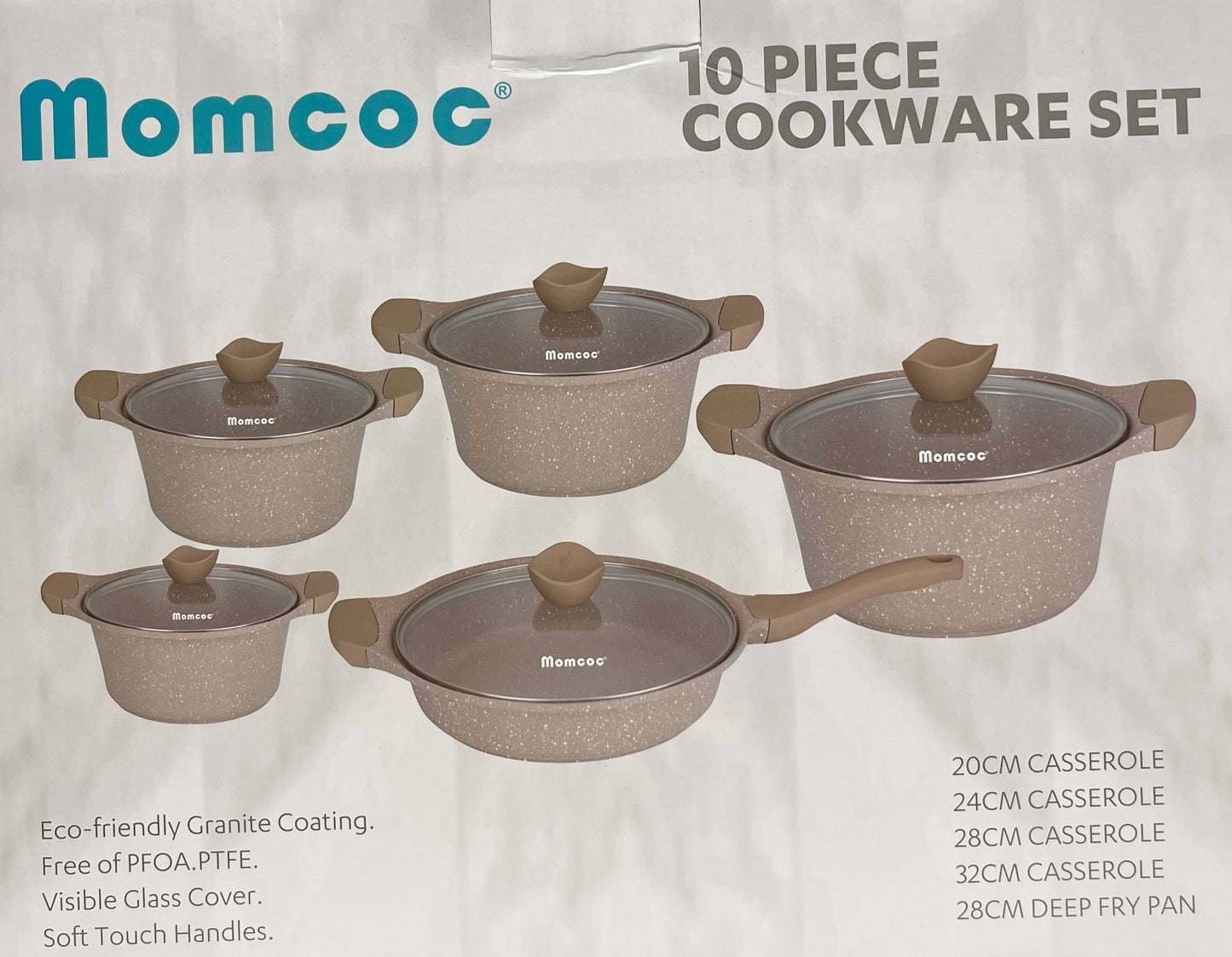 10PCS GRANITE SET COOKWARE