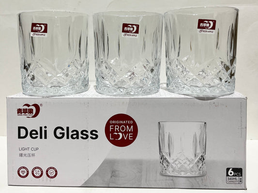 6PCS GLASS WIDE