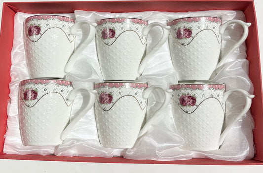 6PCS FANCY MUG