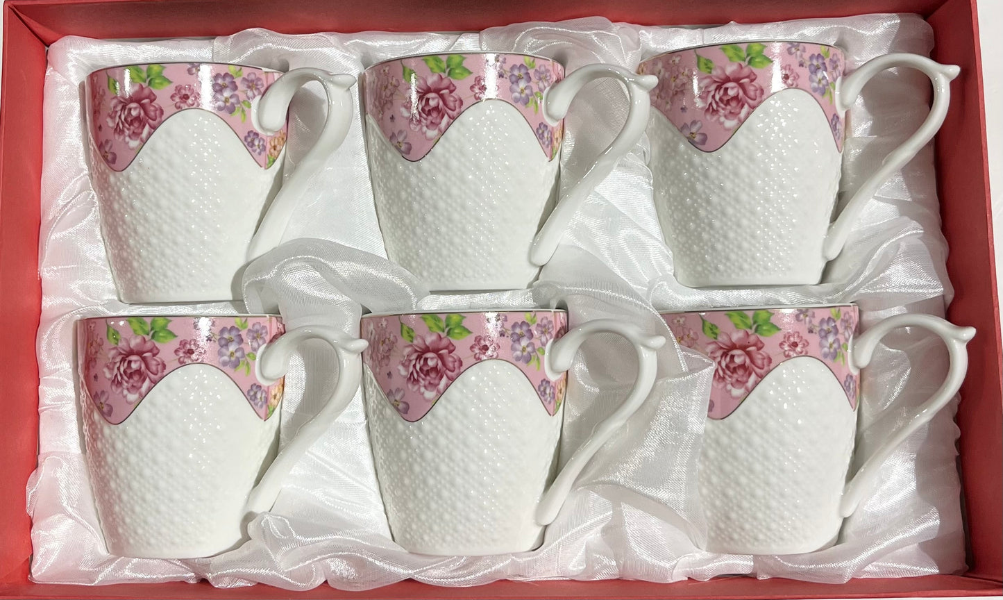 6PCS FANCY MUG