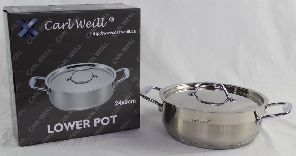 SS POT- 24cm, 28cm, 32cm, 36cm – Canpak2000inc
