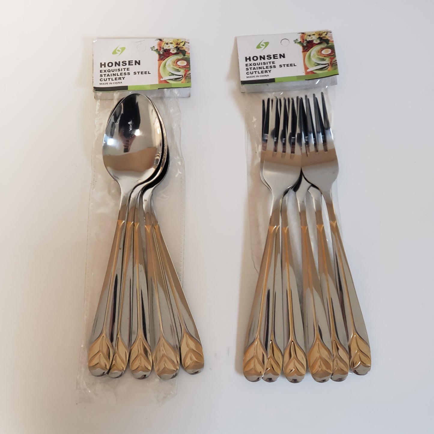 6 PC DINNER SPOON/FORK SET