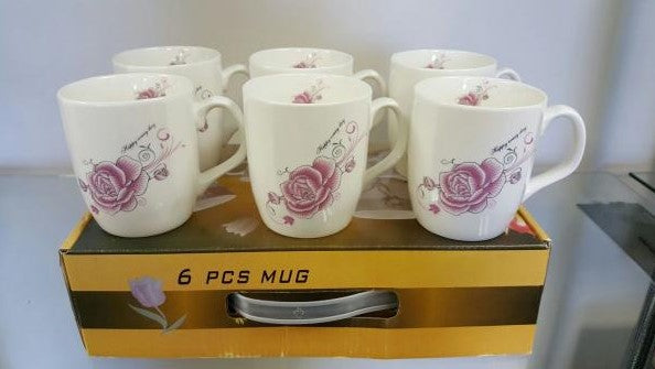 6 PC MUG SET