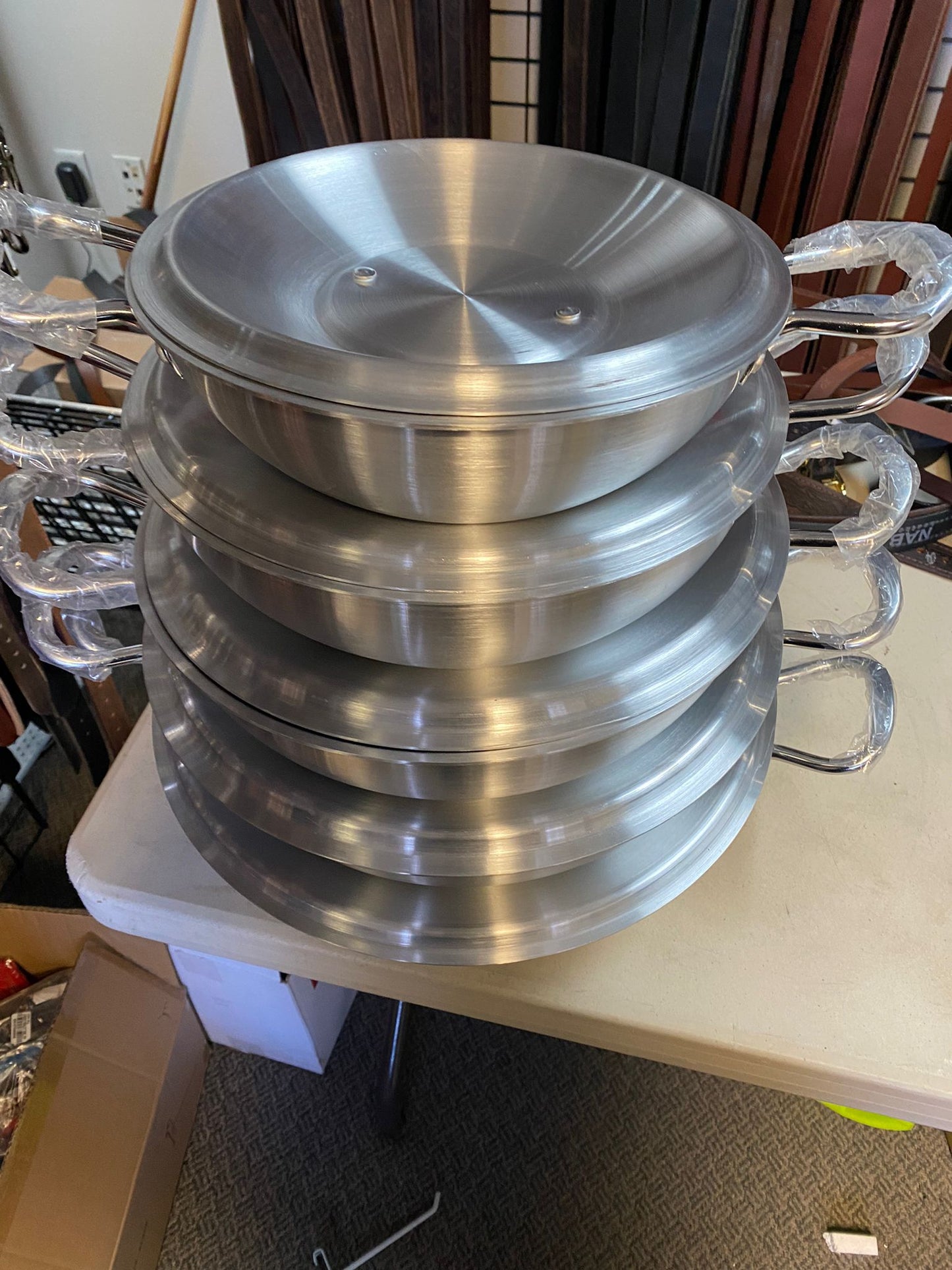 10PCS ALMUNIUM KARAHI SET